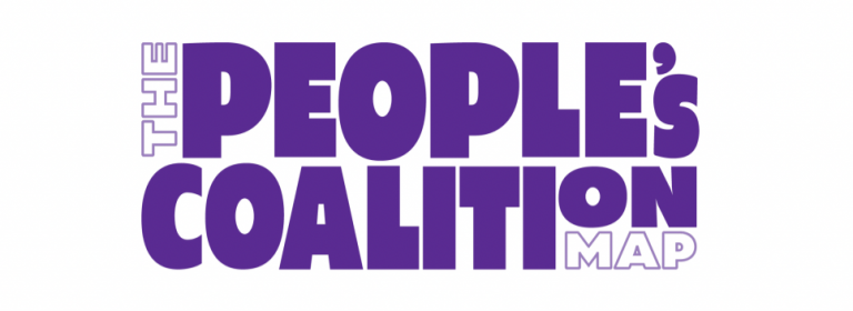 The People's Coalition Map Logo